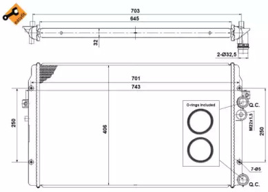 WILMINK GROUP wg1723295 -  Радиатор, охлаждение двигателя